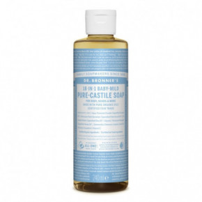 Dr. Bronner's Baby-Mild Unscented Pure-Castile Liquid Soap Ekologiškas skystas muilas (bekvapis) 240ml