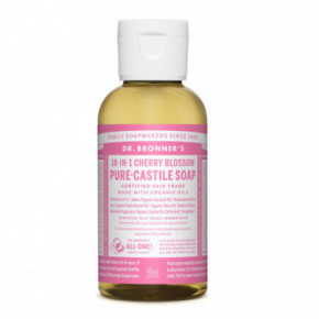 Dr. Bronner's Cherry Blossom Pure Castile Organic Soap Ekologiškas skystas muilas 60ml