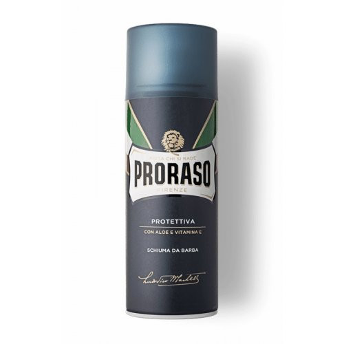 Proraso Blue Protettiva Shaving Foam Drėkinančios skutimosi putos 300ml