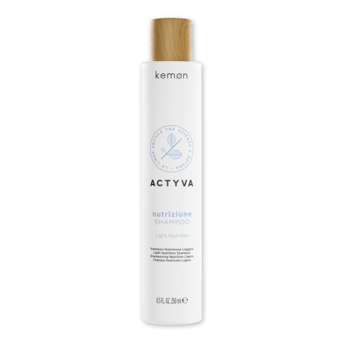 Kemon Actyva Nutrizone Shampoo Lengvas maitinamasis šampūnas 250ml