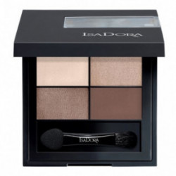 Isadora Quartet Eyeshadow Akių šešėlių paletė 01 Muddy Nudes