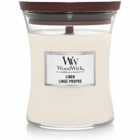 WoodWick Linen Candle Žvakė Medium