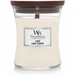 WoodWick Linen Candle Žvakė Heartwick