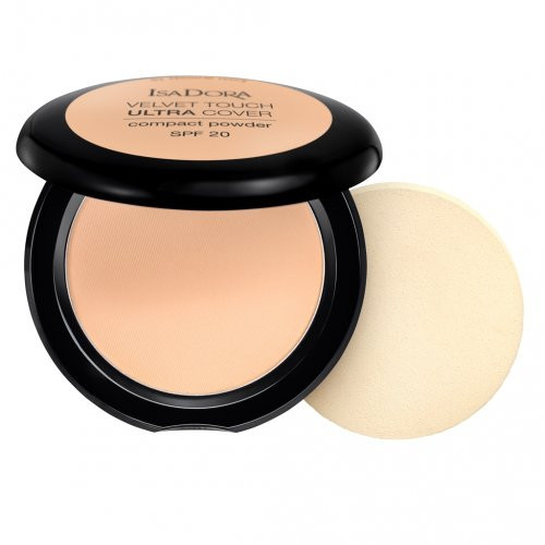 Isadora Velvet Touch Ultra Cover Compact Powder SPF20 Kompaktinė pudra 7.5g