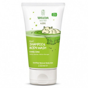 Weleda 2in1 Lively Lime Shampoo & Body Wash Laste šampoon-dušikreem 150ml