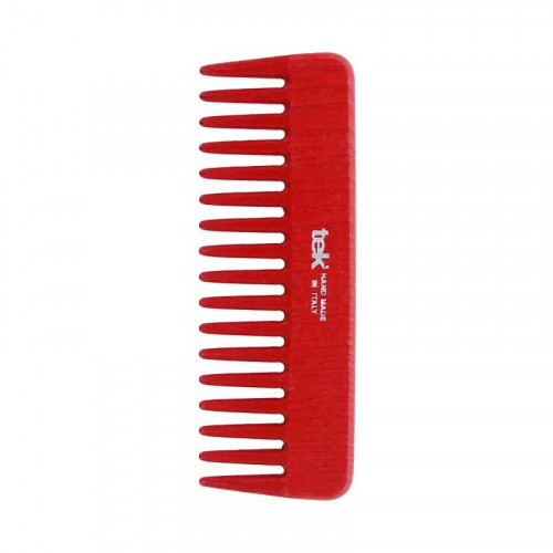 TEK Natural Small Hair Comb with Wide Teeth Retos plaukų šukos Rožinės