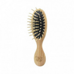 TEK Natural Small Purse Hairbrush Plaukų šepetys mažas, ovalo formos Raudonas