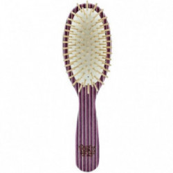 TEK Big Oval Brush Ovalus, medinis plaukų šepetys Violetinis