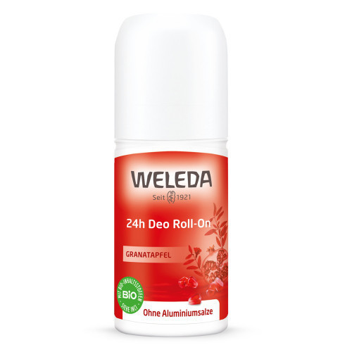 Weleda Pomegranate 24h Roll On Deodorant Rutulinis dezodorantas su granatais 50ml