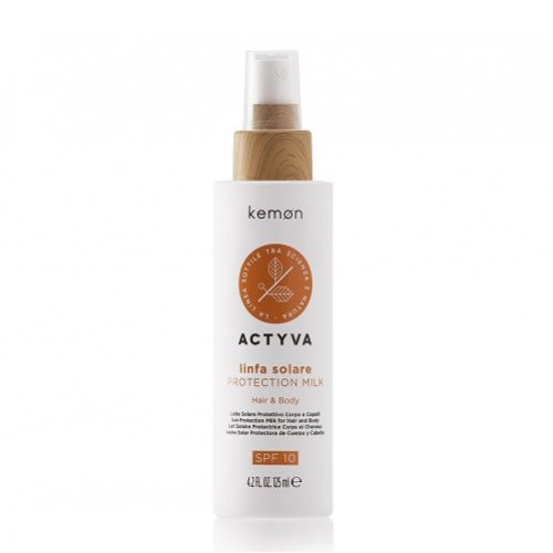 Kemon Actyva Linfa Solare Protection Moisturising Hair and Body Milk Apsauginis pienelis nuo saulės 125ml