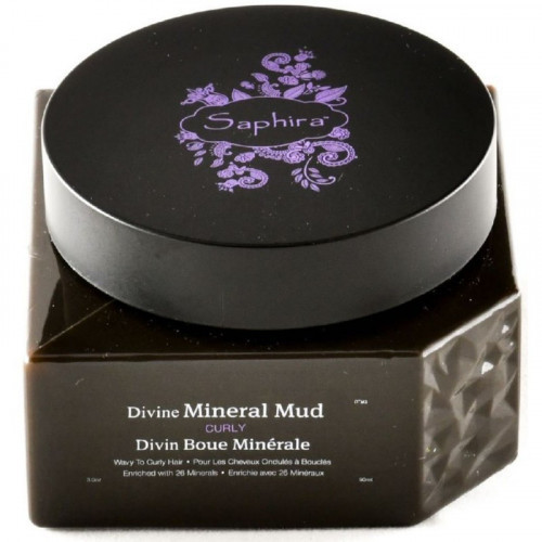 Saphira Divine Mineral Mud Curly Intensyviai drėkinantis, besipučiantiems plaukams mineralinis purvas 250ml