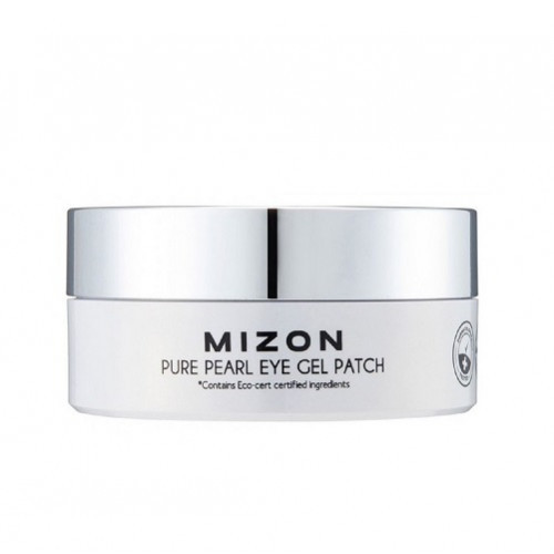 Mizon Pure Pearl Eye Gel Patch Hidrogelio paakių pagalvėlės su baltaisiais perlais 60vnt.