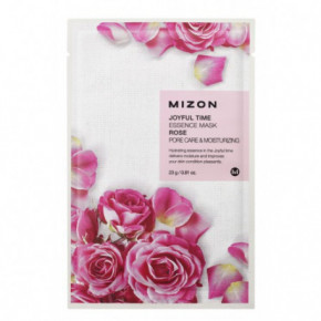 Mizon Joyful Time Essence Mask Rose Auduma maska sejai ar rožu ekstraktu 23g