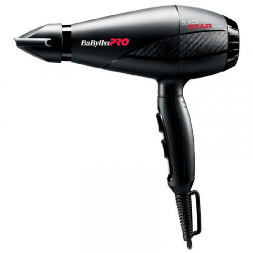 BaByliss PRO Black Star Ionic Profesionalus plaukų džiovintuvas su jonų technologija 2200 W