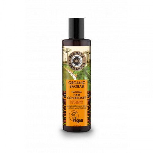 Natura Siberica Planeta Organica Bio Baobab Natural Hair Conditioner Baobabų organinis kondicionierius 280ml