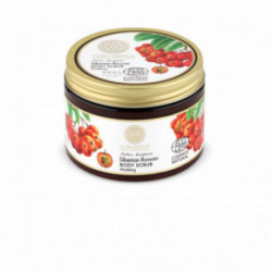 Natura Siberica Flora Siberica Siberian Rowan Body Scrub Šveitiklis kūnui modeliuojantis su Sibiro Šermukšniu 500ml