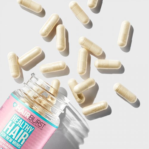 Hairburst Healthy Hair for New Mums Maisto papildas moterų plaukams po gimdymo 30 kapsulių