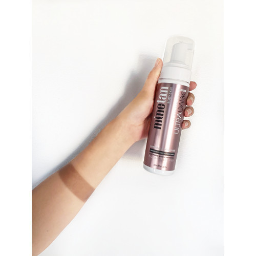 MineTan Ultra Dark Self Tan Mousse Ypatingai tamsios savaiminio įdegio putos 200ml