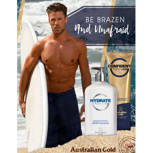 Australian Gold Confident by G Gentlemen Assertive Natural Bronzer Įdegį skatinantis kremas 250ml