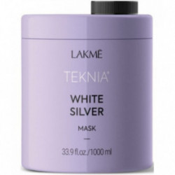 Lakme White Silver Geltonumą neutralizuojanti kaukė 250ml