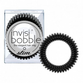 Invisibobble Slim jäljetu juukserõngas True Black