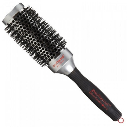 Olivia Garden Essential Blowout Classic Silver Hairbrush Šepetys 63mm