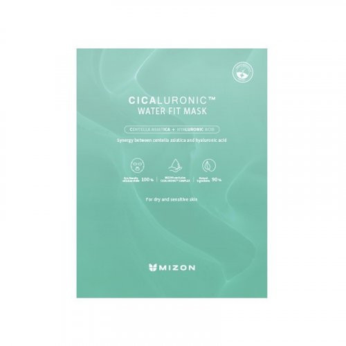 Mizon Cicaluronic Water Fit Mask Intensyviai drėkinanti lakštinė veido kaukė 24g