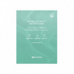 Mizon Cicaluronic Water Fit Mask Intensyviai drėkinanti lakštinė veido kaukė 24g