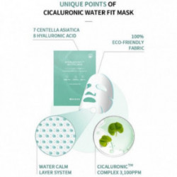 Mizon Cicaluronic Water Fit Mask Intensyviai drėkinanti lakštinė veido kaukė 24g