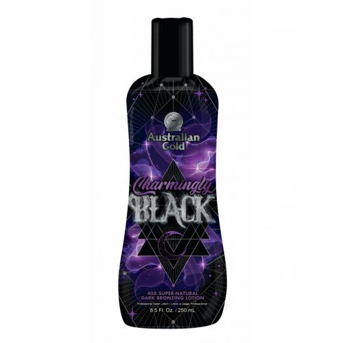 Australian Gold Charmingly Black 40x Super Natural Dark Bronzing Lotion Įdegį skatinantis losjonas 250ml