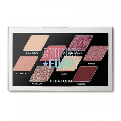 Holika Holika Chunky Funky Metal Shadow Palette Akių šešėlių paletė 02 Feel So Cool