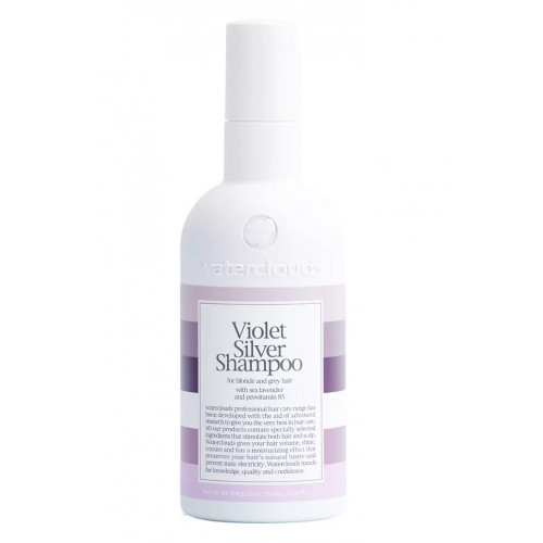 Waterclouds Violet Silver Shampoo Šampūnas skirtas šviesiems ar žiliems plaukams 250ml