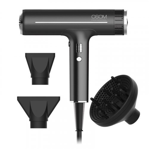 OSOM Professional Hair Dryer Plaukų džiovintuvas Juodas