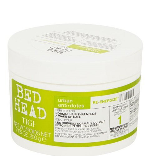 Tigi Bed Head Urban Anti+Dotes Re-Energize Treatment Mask Drėkinamoji plaukų kaukė 200g