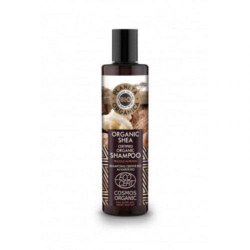 Natura Siberica Planeta Organica Bio Shea Natural Hair Shampoo Taukmedžio organinis šampūnas 280ml