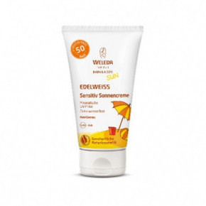 Weleda Baby & Kids Sensitive Sun Cream Dabīgs sauļošanās losjons zīdaiņiem un bērniem SPF 50 50ml