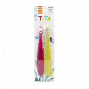 Radius Totz Extra Soft Souple Dantų šepetėlis vaikams (1 - 5 m.) Pink/Yellow