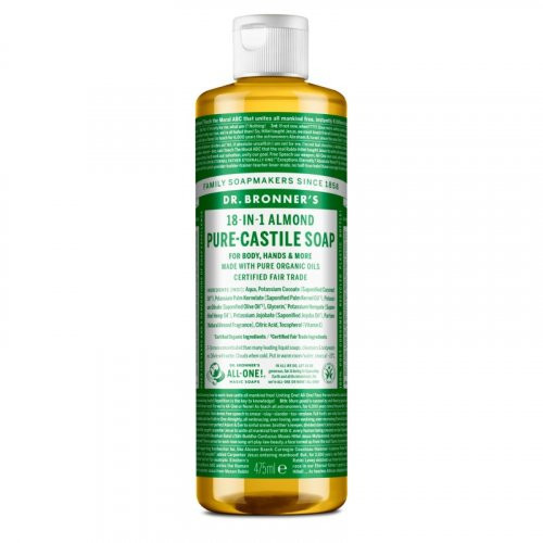 Dr. Bronner's Almond Pure-Castile Liquid Soap Ekologiškas skystas muilas 240ml