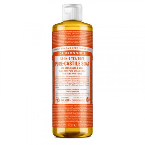 Dr. Bronner's Tea-Tree Pure-Castile Liquid Soap Ekologiškas skystas muilas 240ml