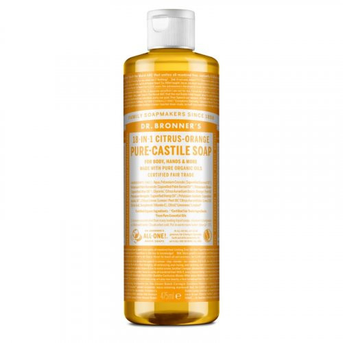 Dr. Bronner's Citrus-Orange Pure-Castile Liquid Soap Ekologiškas skystas muilas 240ml