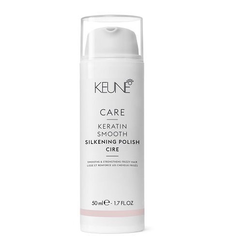 Keune Care Line Keratin Smooth Glotnumo ir blizgesio suteikiantis plaukų kremas 50ml