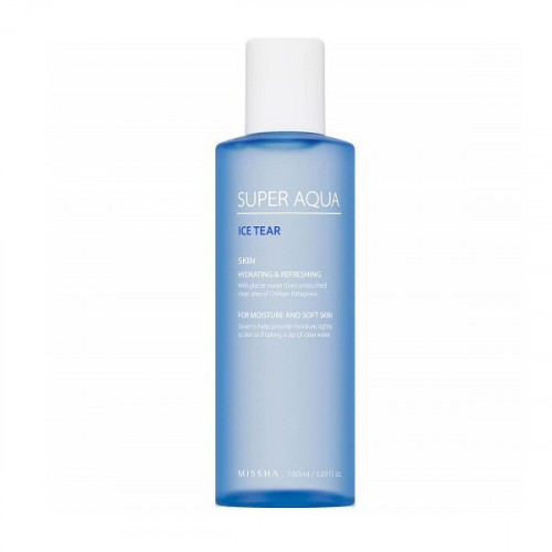 Missha Super Aqua Ice Tear Skin Hydrating & Refreshing Toner Gaivinamasis veido tonikas 180ml