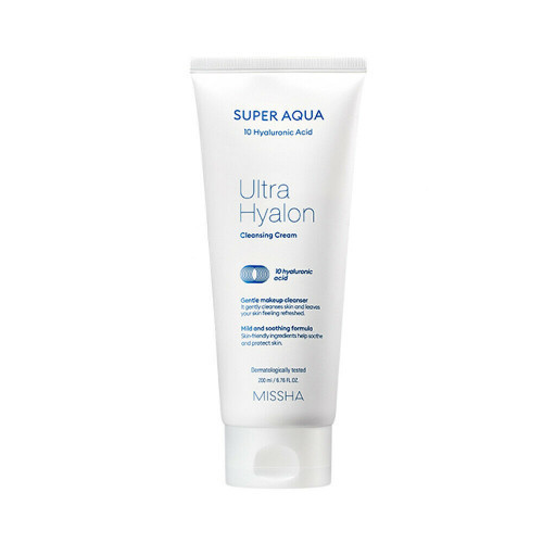 Missha Super Aqua Ultra Hyalron Cleansing Cream Valomasis veido kremas 200ml