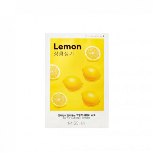 Missha Airy Fit Sheet Mask Lemon Veido kaukė 19g