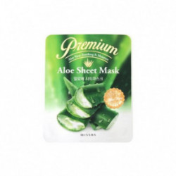 Missha Premium Aloe Sheet Mask Kaukė su alijošiumi 21g