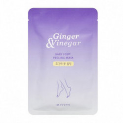 Missha Ginger & Vinegar Baby Foot Šveičiamoji pėdų kaukė 40ml