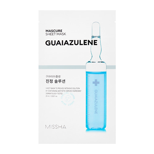 Missha Mascure Solution Sheet Mask Lakštinė veido kaukė Glutathione 