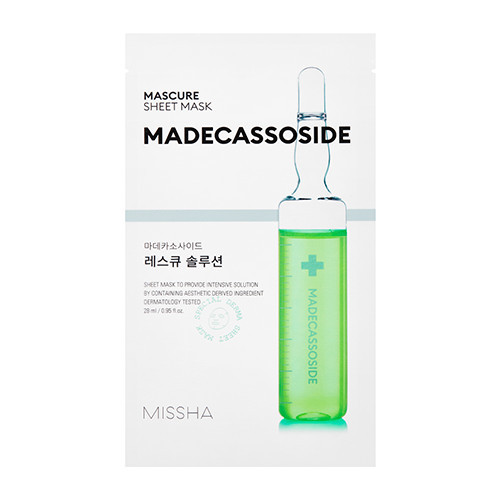 Missha Mascure Solution Sheet Mask Lakštinė veido kaukė Glutathione 