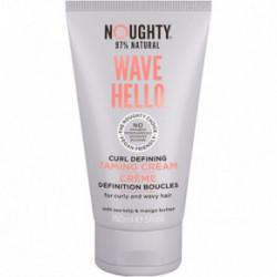 Noughty Wave Hello Curl Taming Cream Garbanas pabrėžiantis kremas banguotiems ir garbanotiems plaukams 150ml