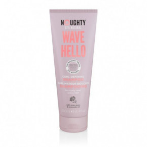 Noughty Wave Hello Curl Defining Shampoo Šampūnas garbanotiems ir banguotiems plaukams su ryžių vandeniu ir juodųjų avižų ekstraktu 250ml